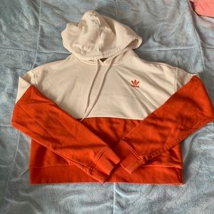 cropped adidas hoodie